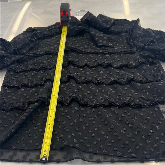 Isabel Marant Sheer Black Ruffled Blouse - Picture 4 of 6